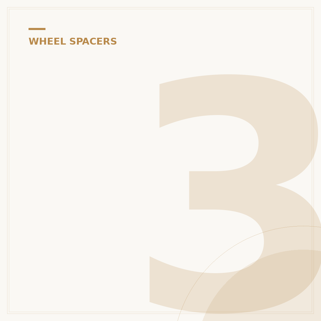 3 Inch Wheel Spacers: Visual Impact & Performance Gains