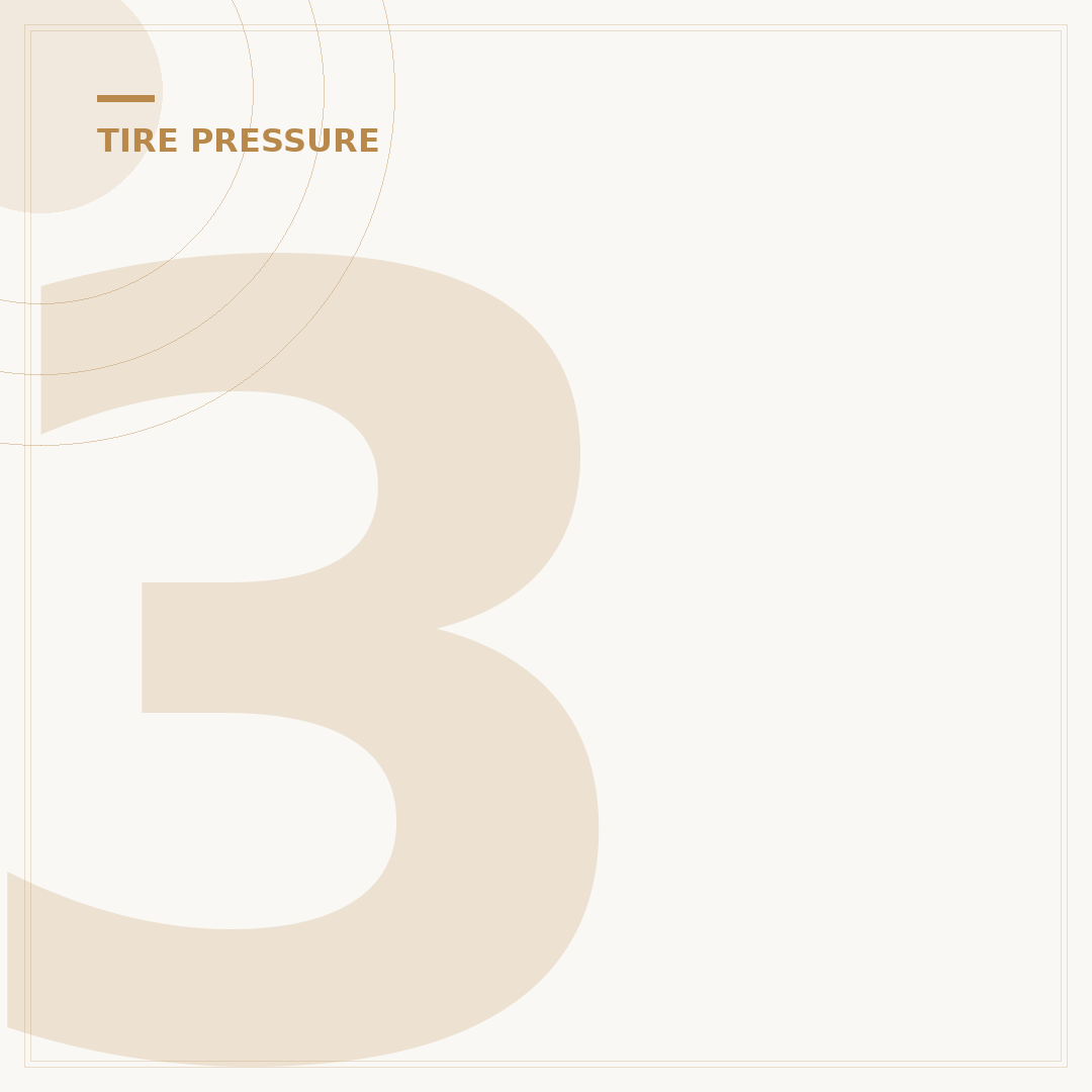 38 PSI Tire Pressure: When It's Right & Why It Matters