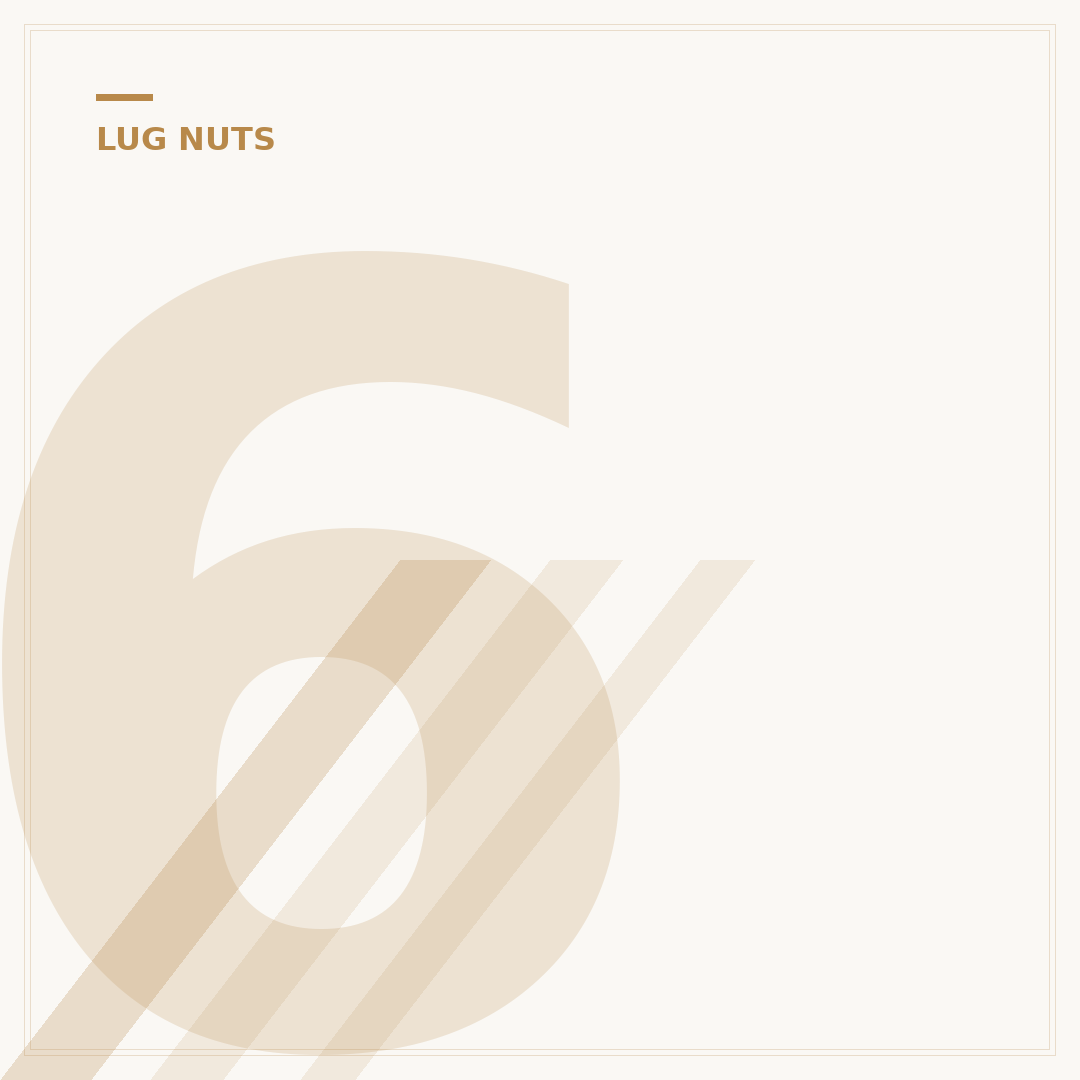60 Degree Conical Lug Nuts: The Definitive Guide