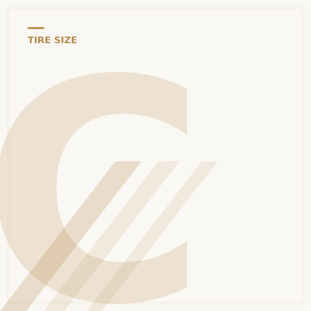 Chevrolet Impala Tire Size Guide: Find Your Fit