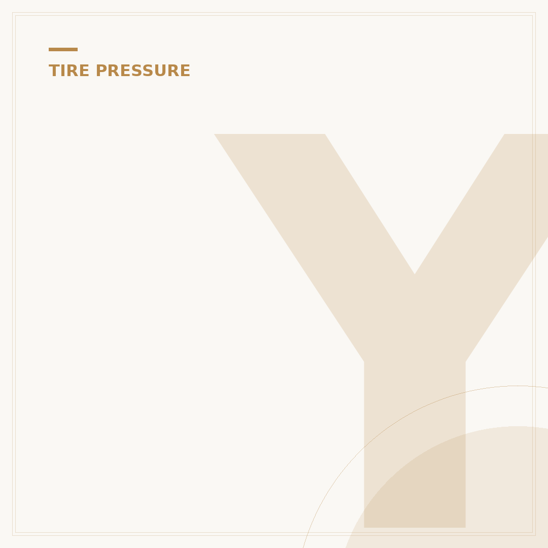 Yes, Cold Weather Lowers Tire Pressure by 5 PSI