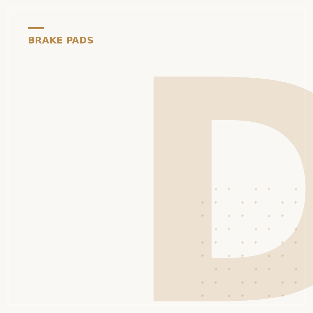 D52 Brake Pads: Performance Specs & Fitment Guide