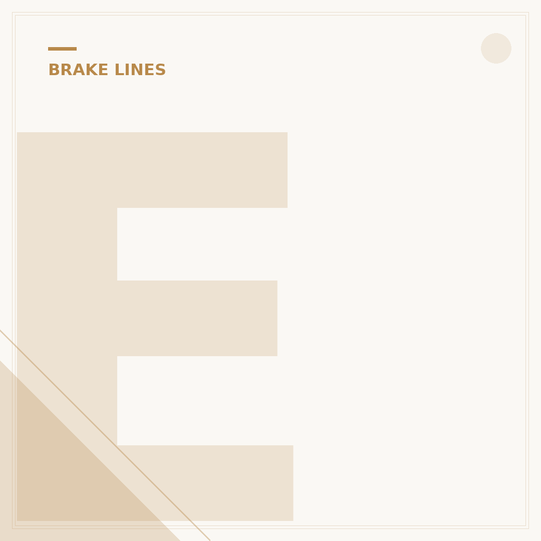 E46 M3 Rear Brake Lines: Upgrades & Replacement Guide