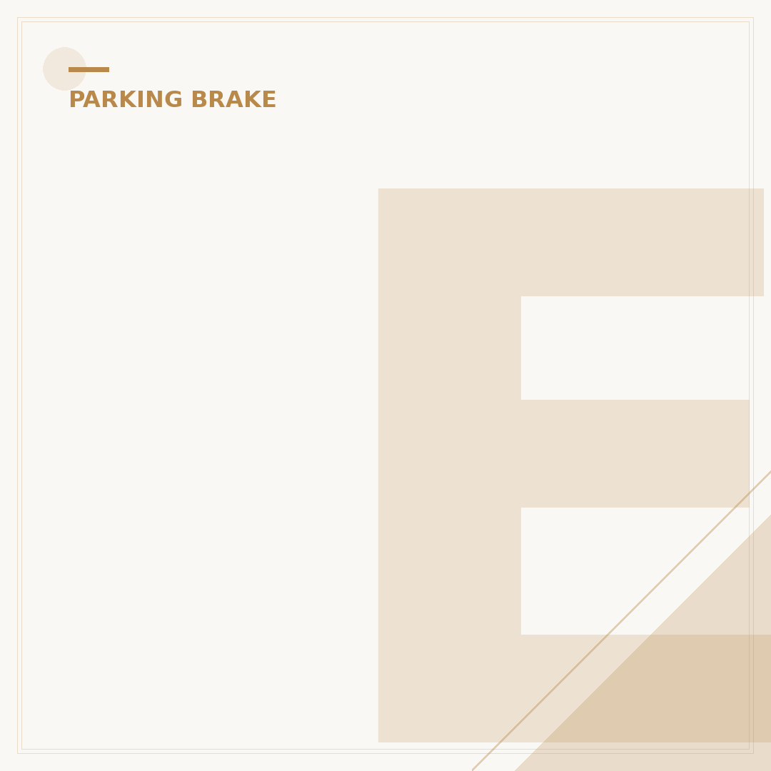 Electronic Parking Brake (EPB): Your 5-Minute Guide