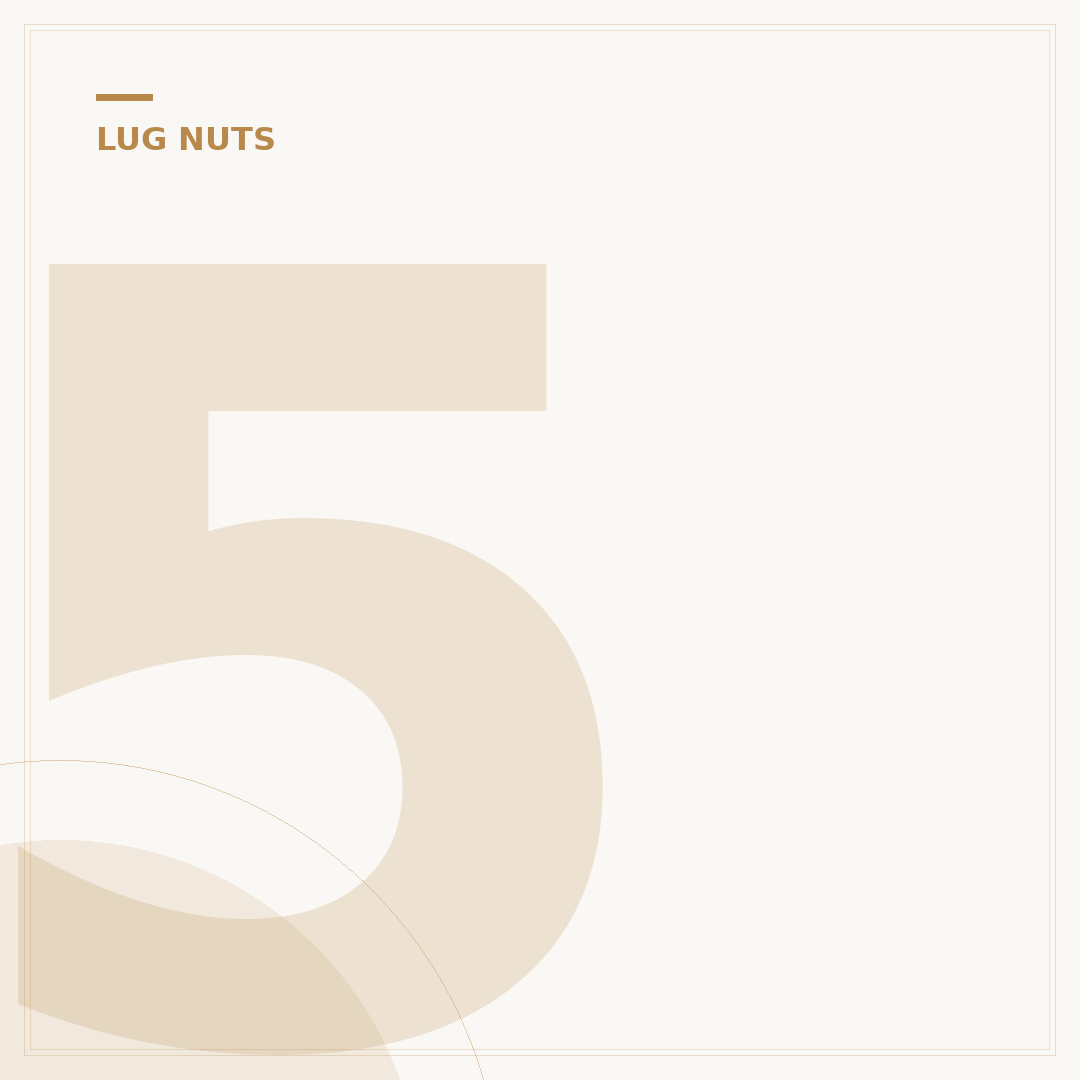 5 Critical Fuel Lug Nut Specs for Secure Wheel Fitment
