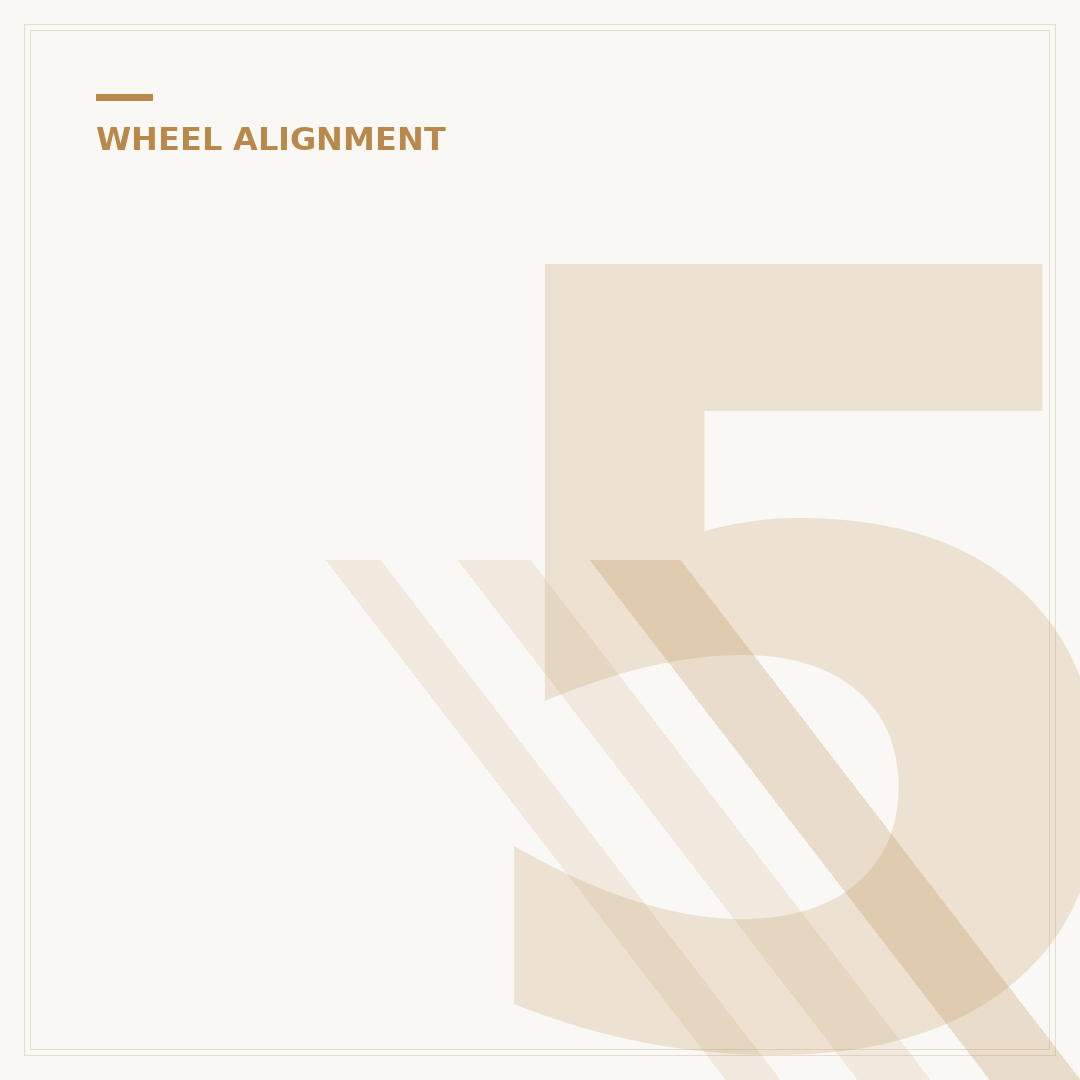 5-Point Heavy Vehicle Wheel Alignment Services Checklist