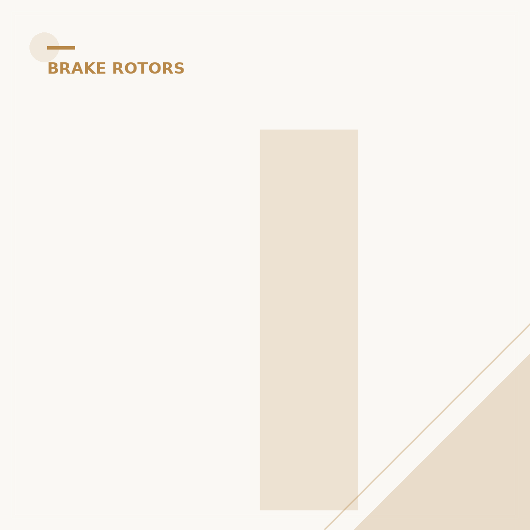 Images of Brake Rotors: 5 Types & What They Look Like