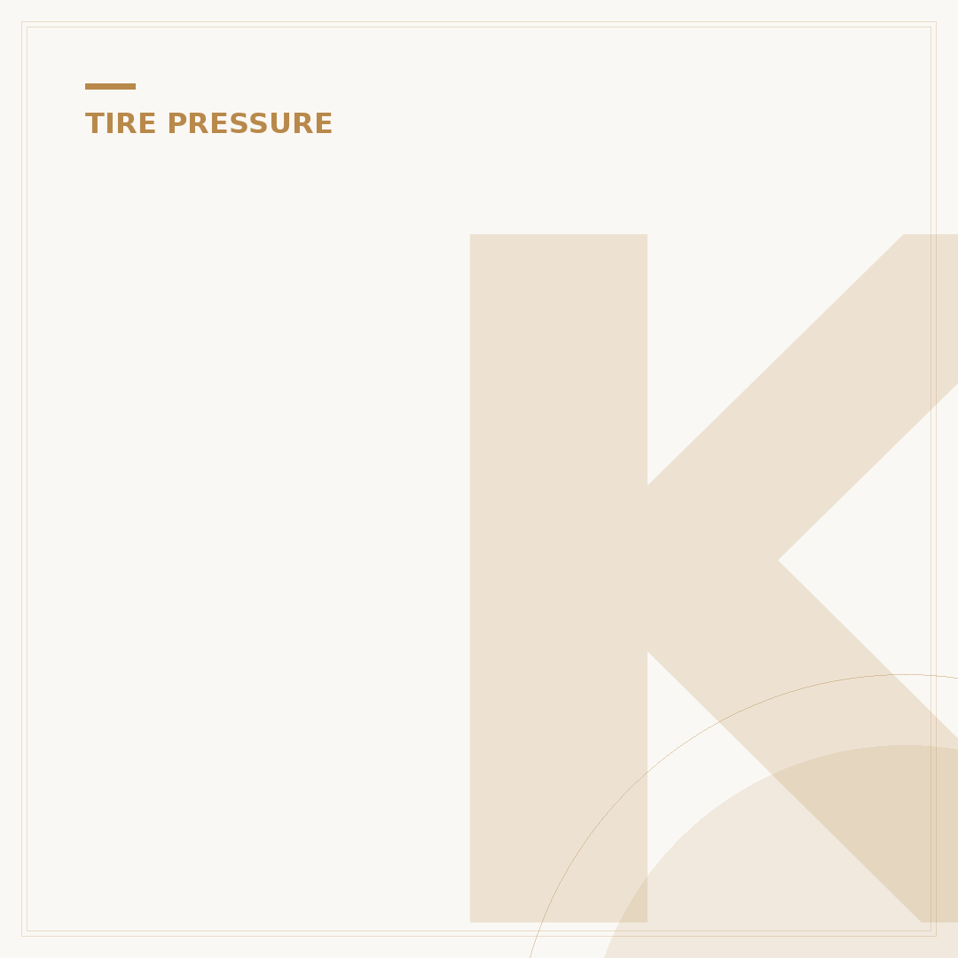 Kia Sportage Tire Pressure: Optimal PSI & Safety Guide