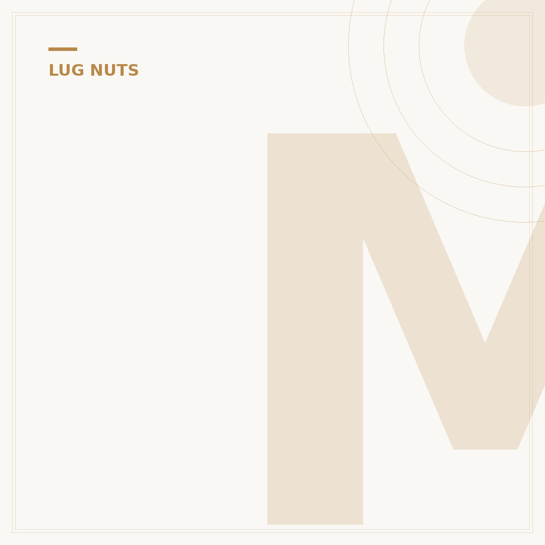 M14x1.5 Spline Lug Nuts: Secure Your Wheels in 2024
