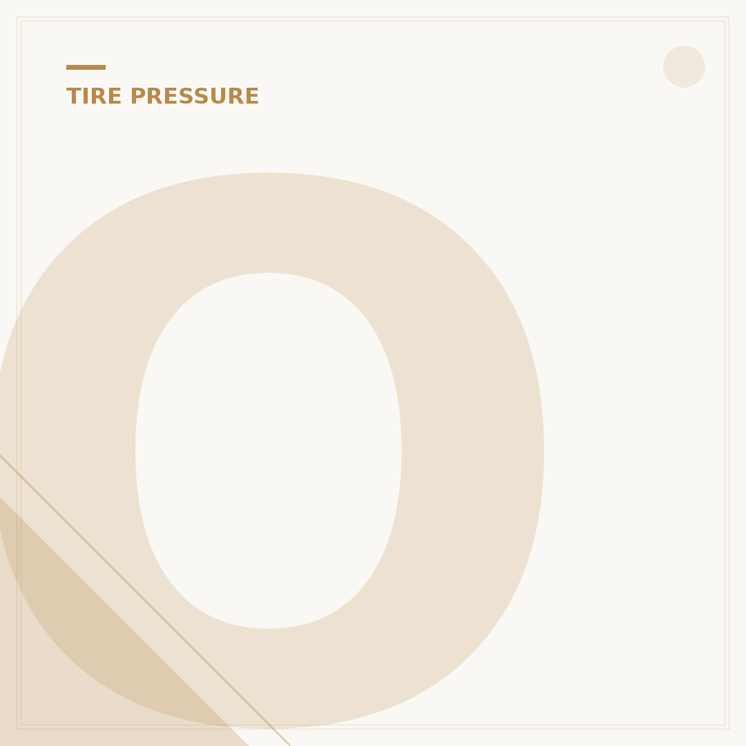 Outback Tire Pressure: Optimal PSI for 5 Subaru Models