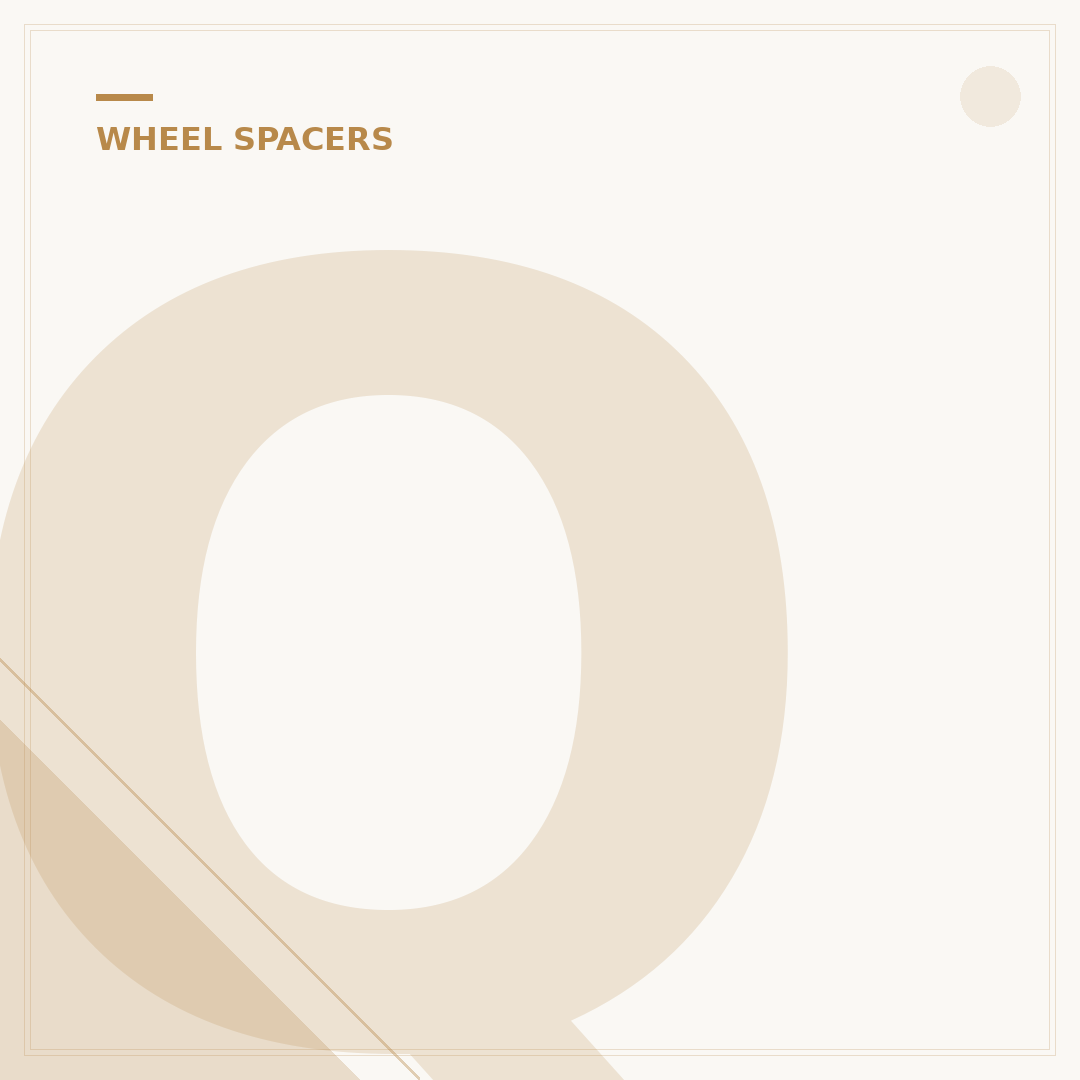 Quality Wheel Spacers: 5 Key Benefits for Your Vehicle