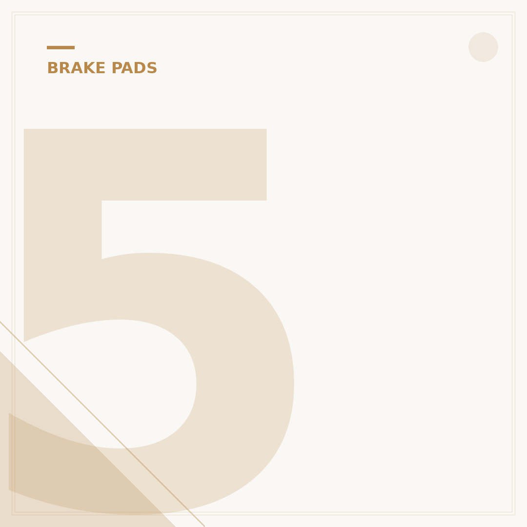 5 Key Signs You Need New Brake Pads