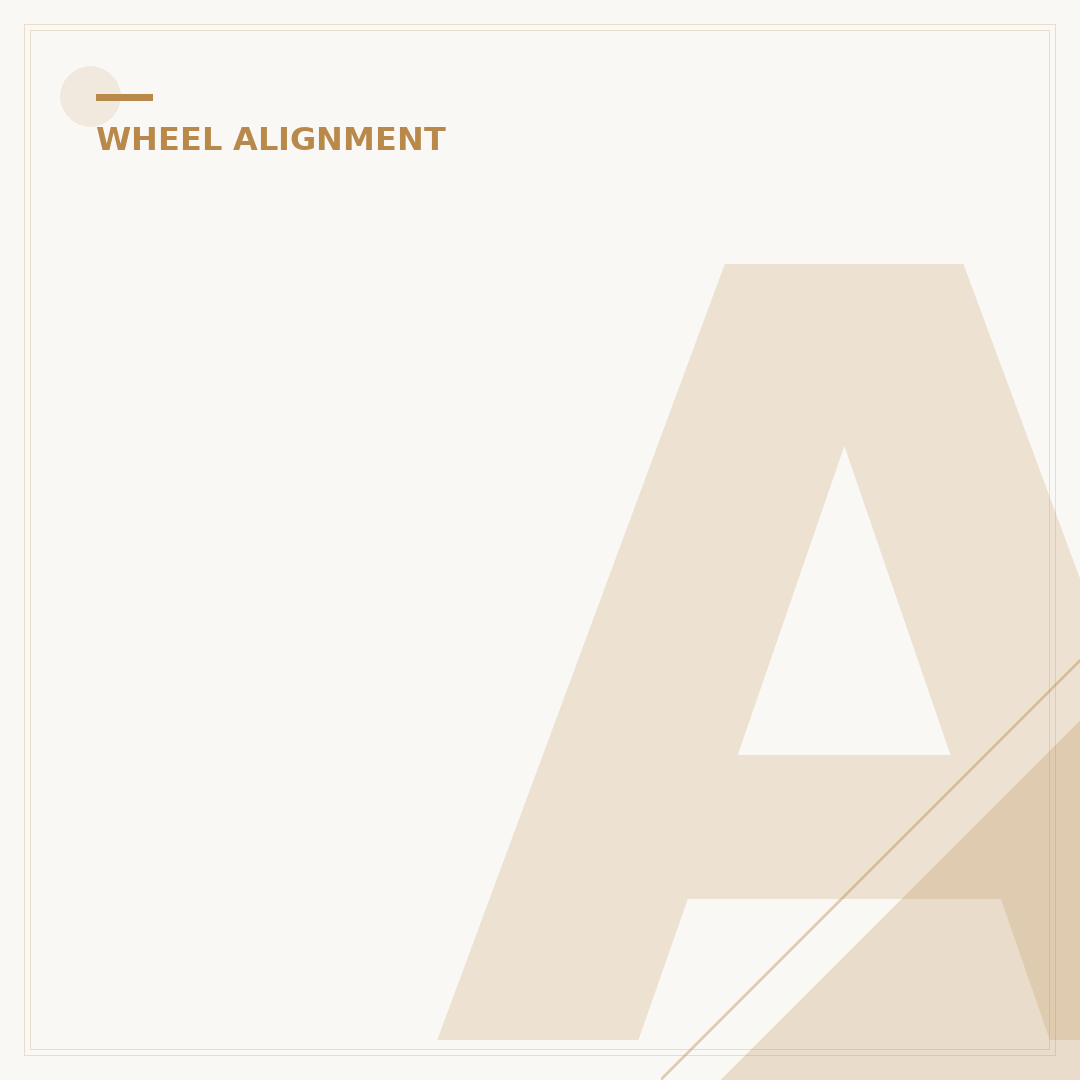 America's Tire Wheel Alignment Cost: What to Expect