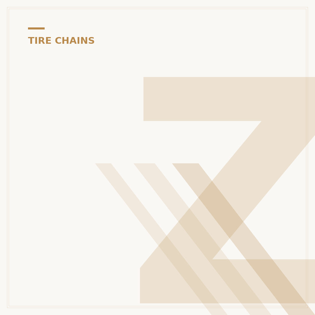 ZT741 Tire Chains: 5 Crucial Features for Maximum Traction